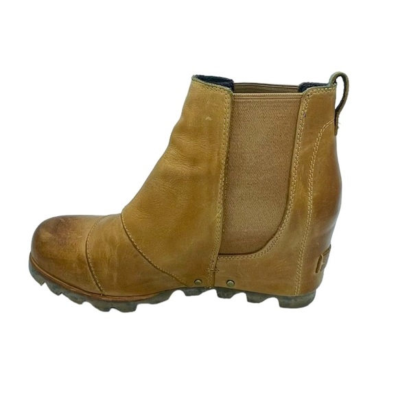 Sorel Lea Wedge Bootie Tan 8 - Picture 3 of 11